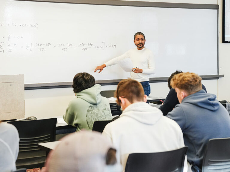 The inaugural William R. Breidenthall '41 Professor in Economics Ranajoy Ray-Chaudhuri.